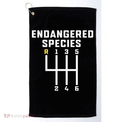Endangered Species Manual Gearbox Stick Shift Golf Towel