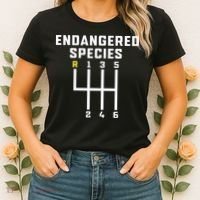 Endangered Species Manual Gearbox Stick Shift Women's T-Shirt thumb 2