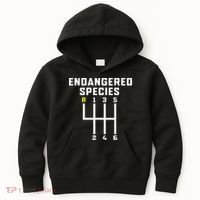 Endangered Species Manual Gearbox Stick Shift Kids Hoodie thumb 0