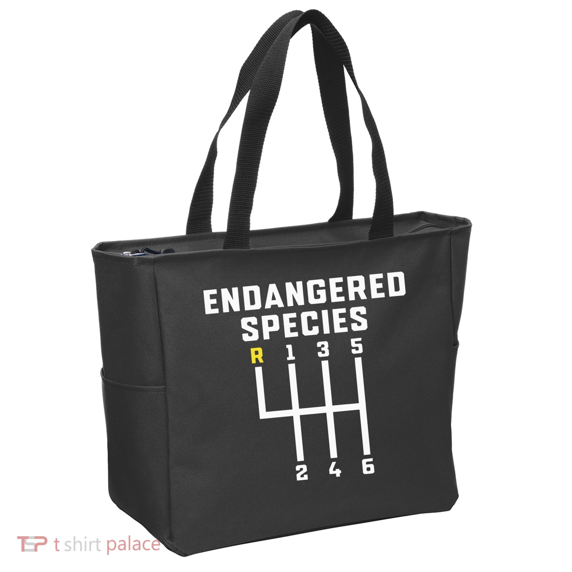 Endangered Species Manual Gearbox Stick Shift Tote Bag