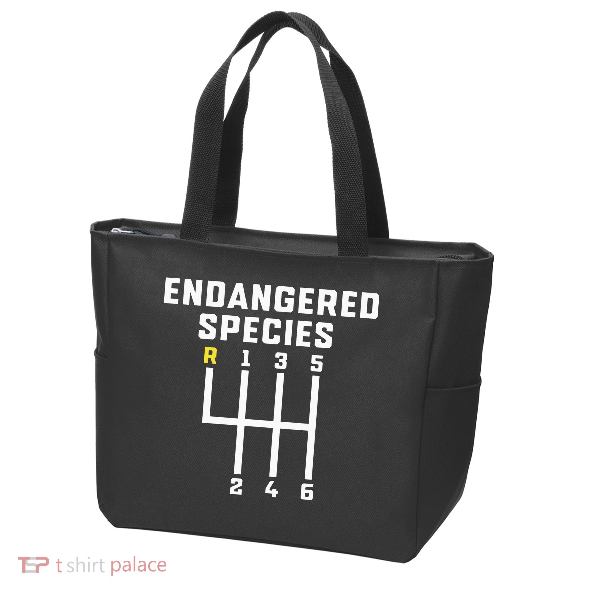 Endangered Species Manual Gearbox Stick Shift Tote Bag