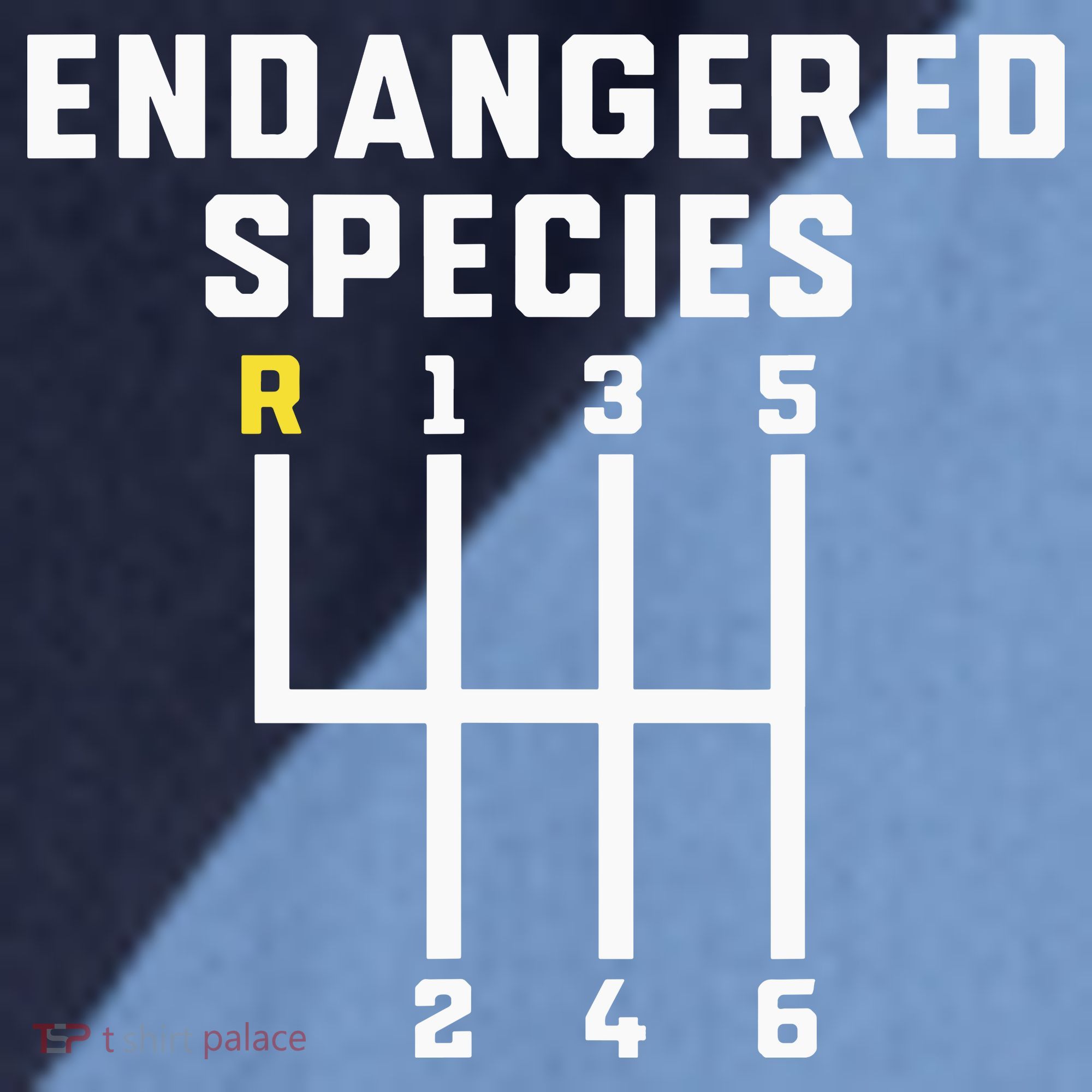 Endangered Species Manual Gearbox Stick Shift Raglan Baseball Sleeve Shirt