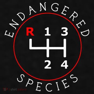 Endangered Species Manual Gearbox Stick Shift 4 Speed 1320 Ladies PosiCharge Tri-Blend Wicking Tank