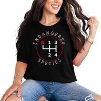 Endangered Species Manual Gearbox Stick Shift 4 Speed 1320 Comfort Colors T-Shirt thumb 0