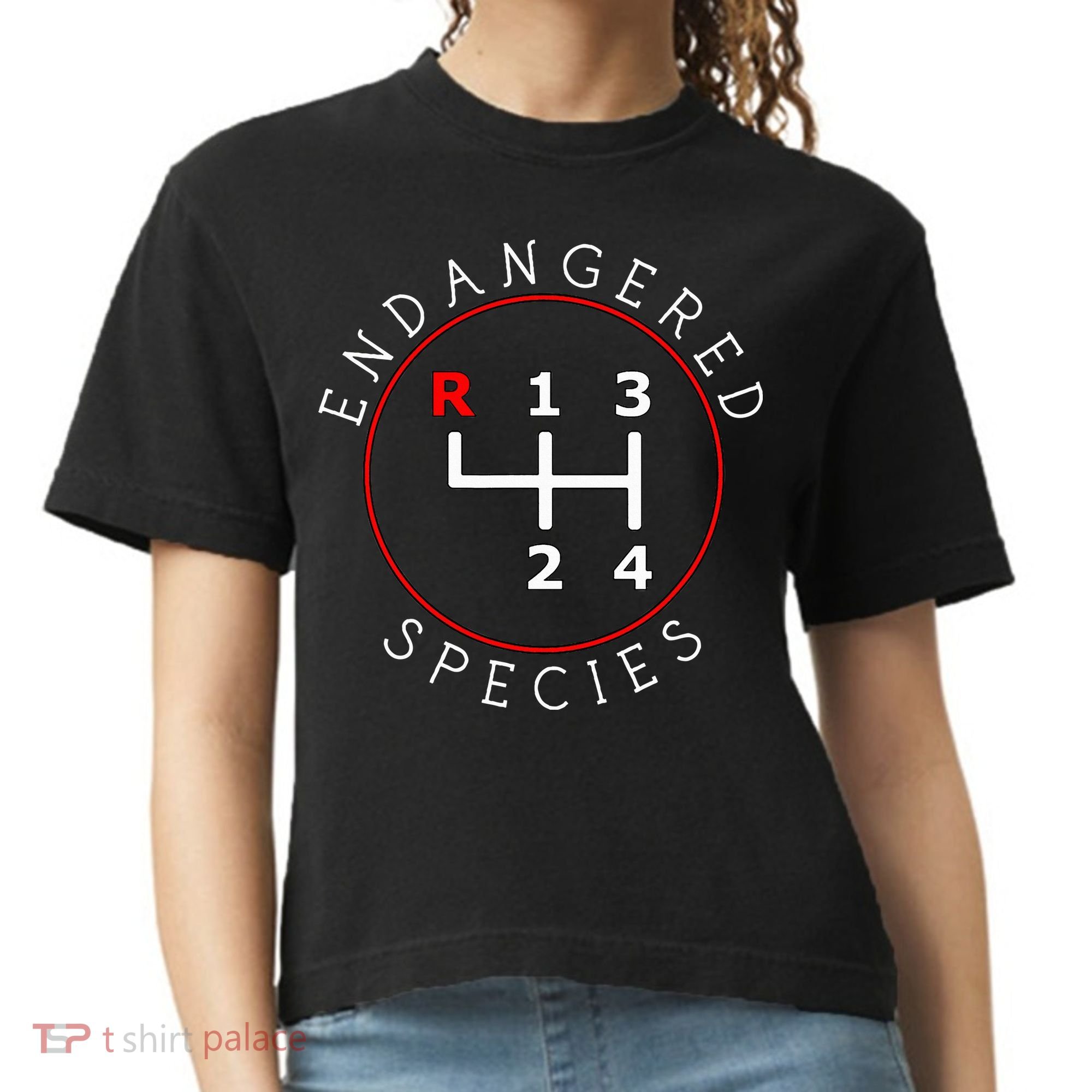 Endangered Species Manual Gearbox Stick Shift 4 Speed 1320 Comfort Colors Boxy T-Shirt