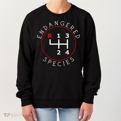 Endangered Species Manual Gearbox Stick Shift 4 Speed 1320 Women's Sweatshirt