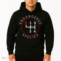 Endangered Species Manual Gearbox Stick Shift 4 Speed 1320 Hoodie thumb 2