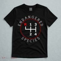 Endangered Species Manual Gearbox Stick Shift 4 Speed 1320 T-Shirt thumb 5