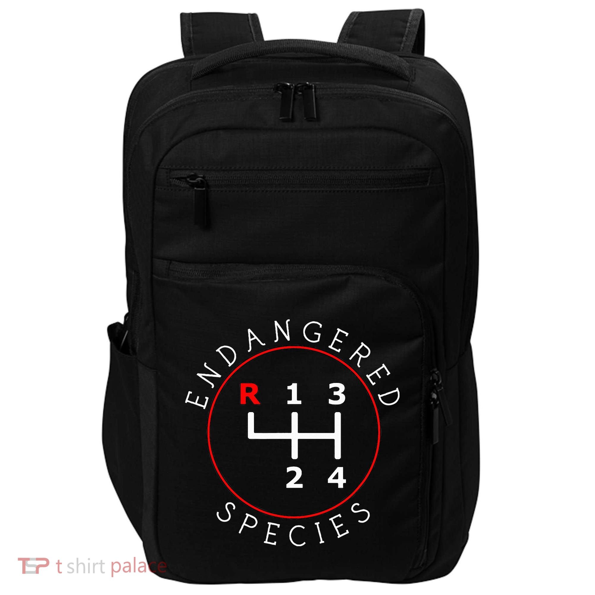 Endangered Species Manual Gearbox Stick Shift 4 Speed 1320 Impact Tech Backpack