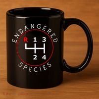 Endangered Species Manual Gearbox Stick Shift 4 Speed 1320 11oz C Handle Ceramic Mug thumb 3