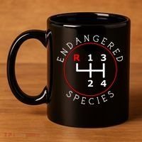 Endangered Species Manual Gearbox Stick Shift 4 Speed 1320 11oz C Handle Ceramic Mug thumb 4