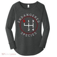 Endangered Species Manual Gearbox Stick Shift 4 Speed 1320 Women's Perfect Tri Tunic Long Sleeve Shirt thumb 0