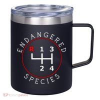 Endangered Species Manual Gearbox Stick Shift 4 Speed 1320 12oz Stainless Steel Coffee Mug thumb 0