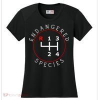 Endangered Species Manual Gearbox Stick Shift 4 Speed 1320 Women's Cooling Performance Crew T-Shirt thumb 0