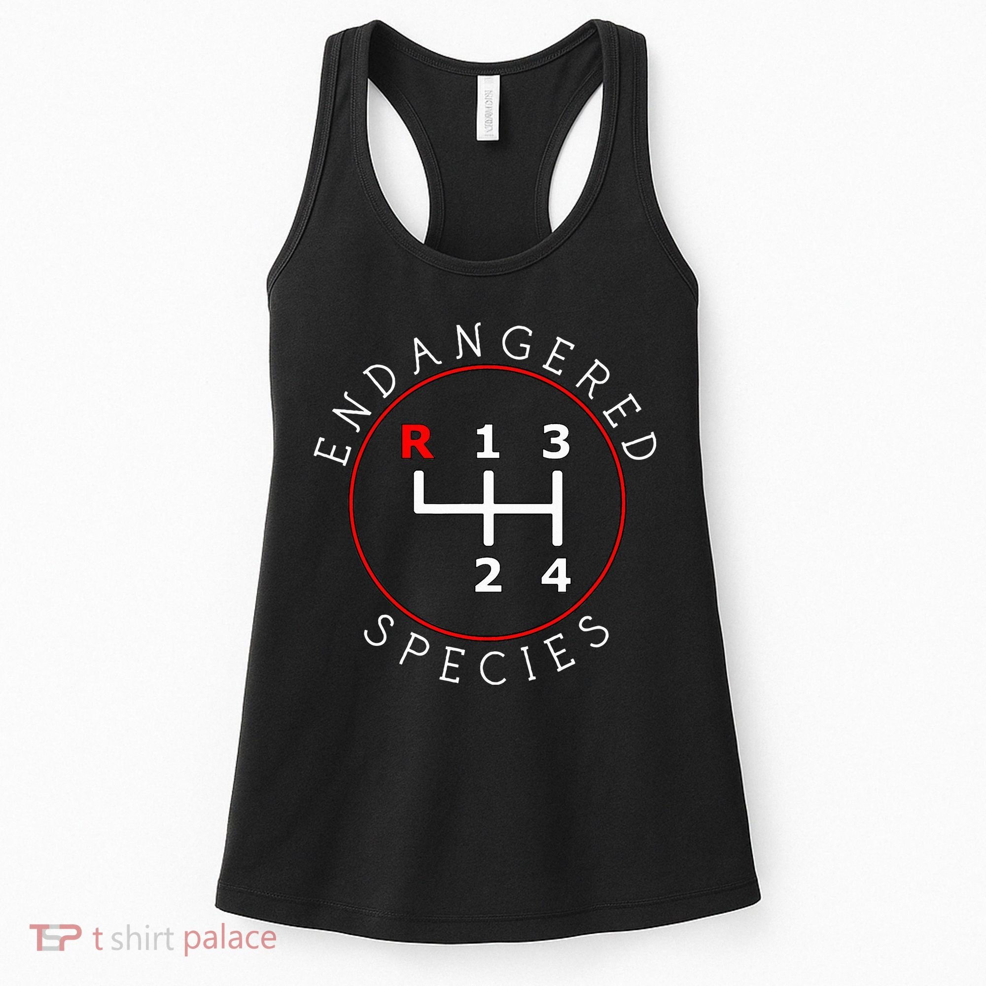 Endangered Species Manual Gearbox Stick Shift 4 Speed 1320 Women's Tank Top