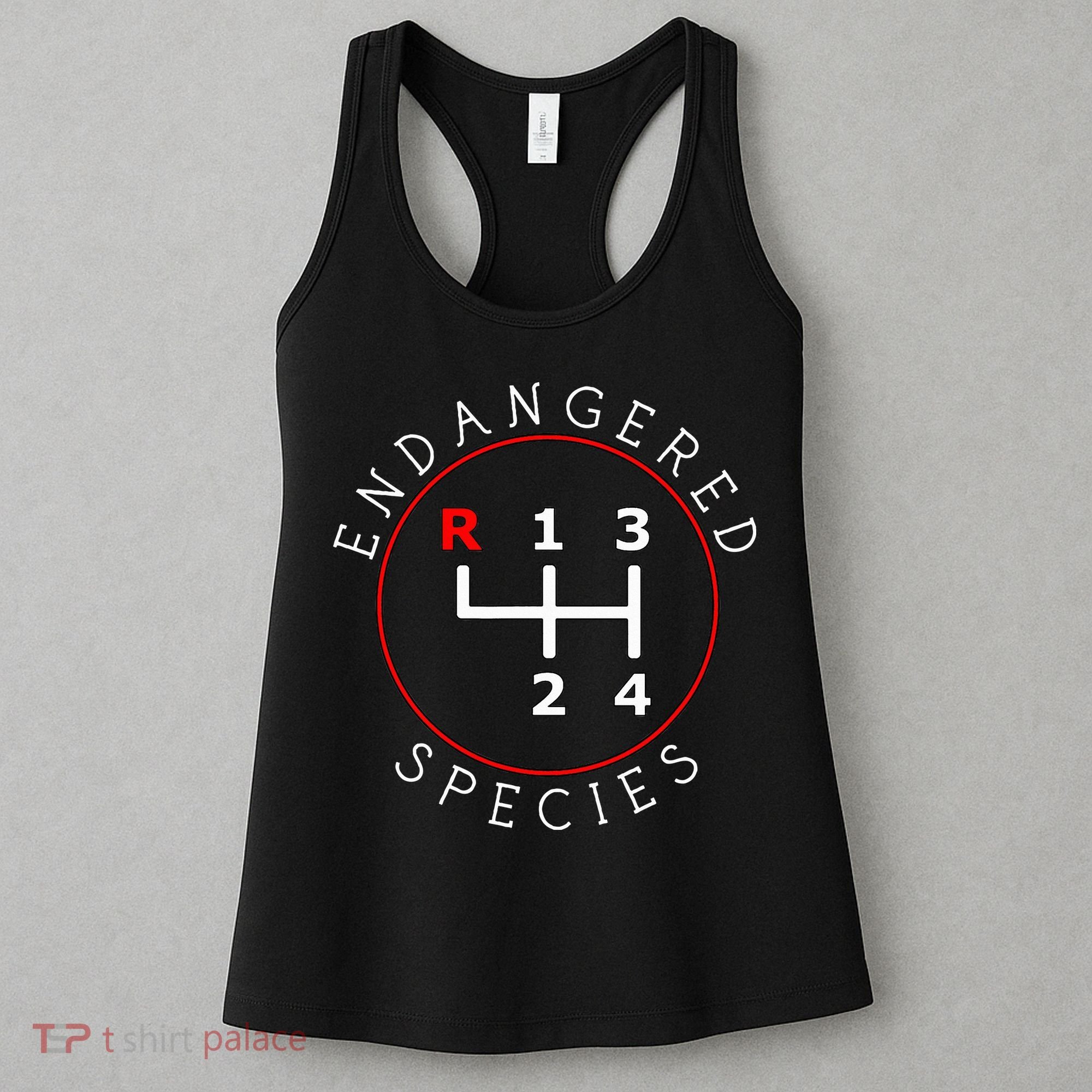 Endangered Species Manual Gearbox Stick Shift 4 Speed 1320 Women's Tank Top
