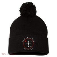 Endangered Species Manual Gearbox Stick Shift 4 Speed 1320 Pom Pom 12in Knit Beanie thumb 0