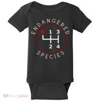 Endangered Species Manual Gearbox Stick Shift 4 Speed 1320 Baby Bodysuit thumb 0
