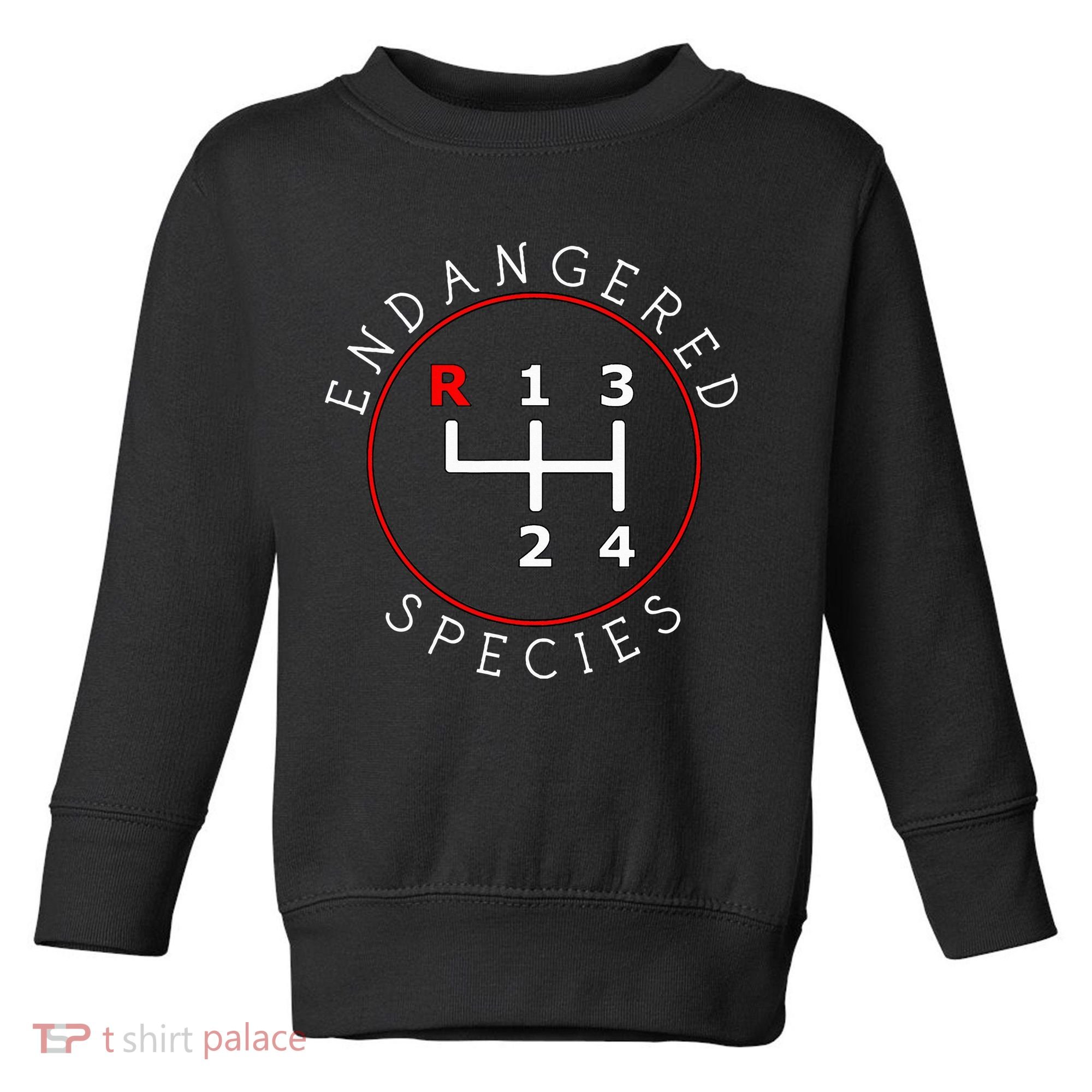 Endangered Species Manual Gearbox Stick Shift 4 Speed 1320 Toddler Sweatshirt