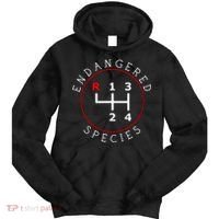 Endangered Species Manual Gearbox Stick Shift 4 Speed 1320 Tie Dye Hoodie thumb 0