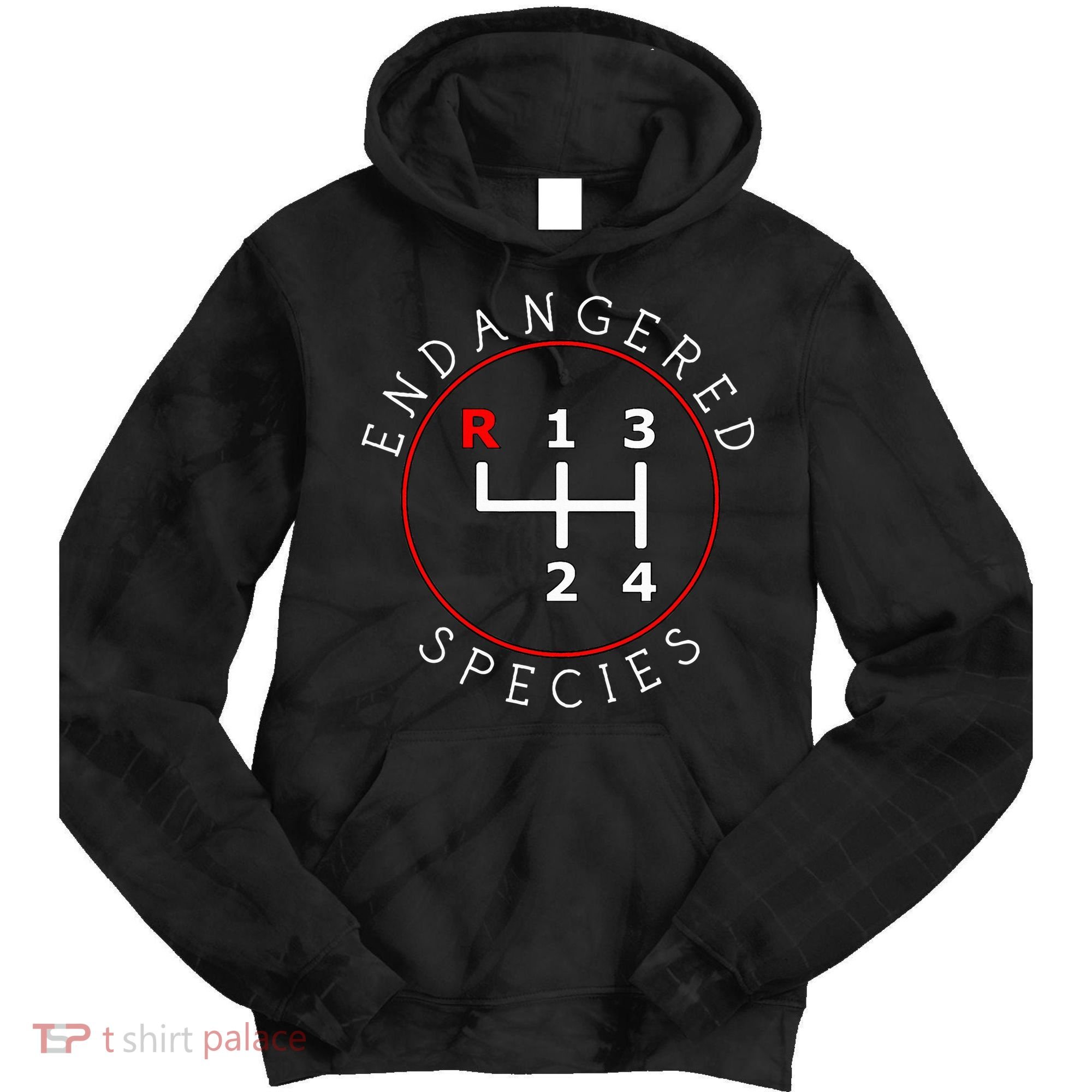 Endangered Species Manual Gearbox Stick Shift 4 Speed 1320 Tie Dye Hoodie