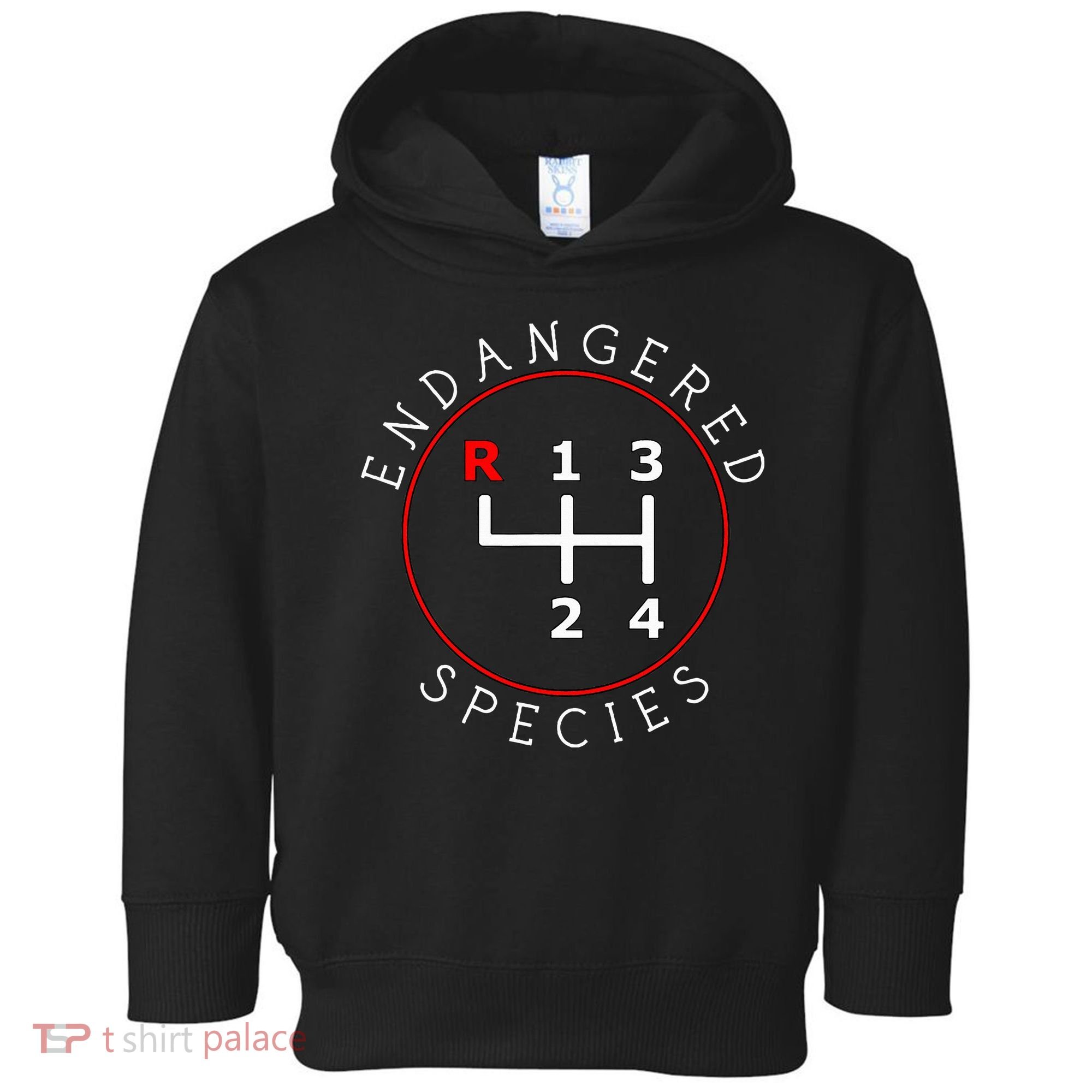 Endangered Species Manual Gearbox Stick Shift 4 Speed 1320 Toddler Hoodie