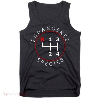 Endangered Species Manual Gearbox Stick Shift 4 Speed 1320 Tank Top