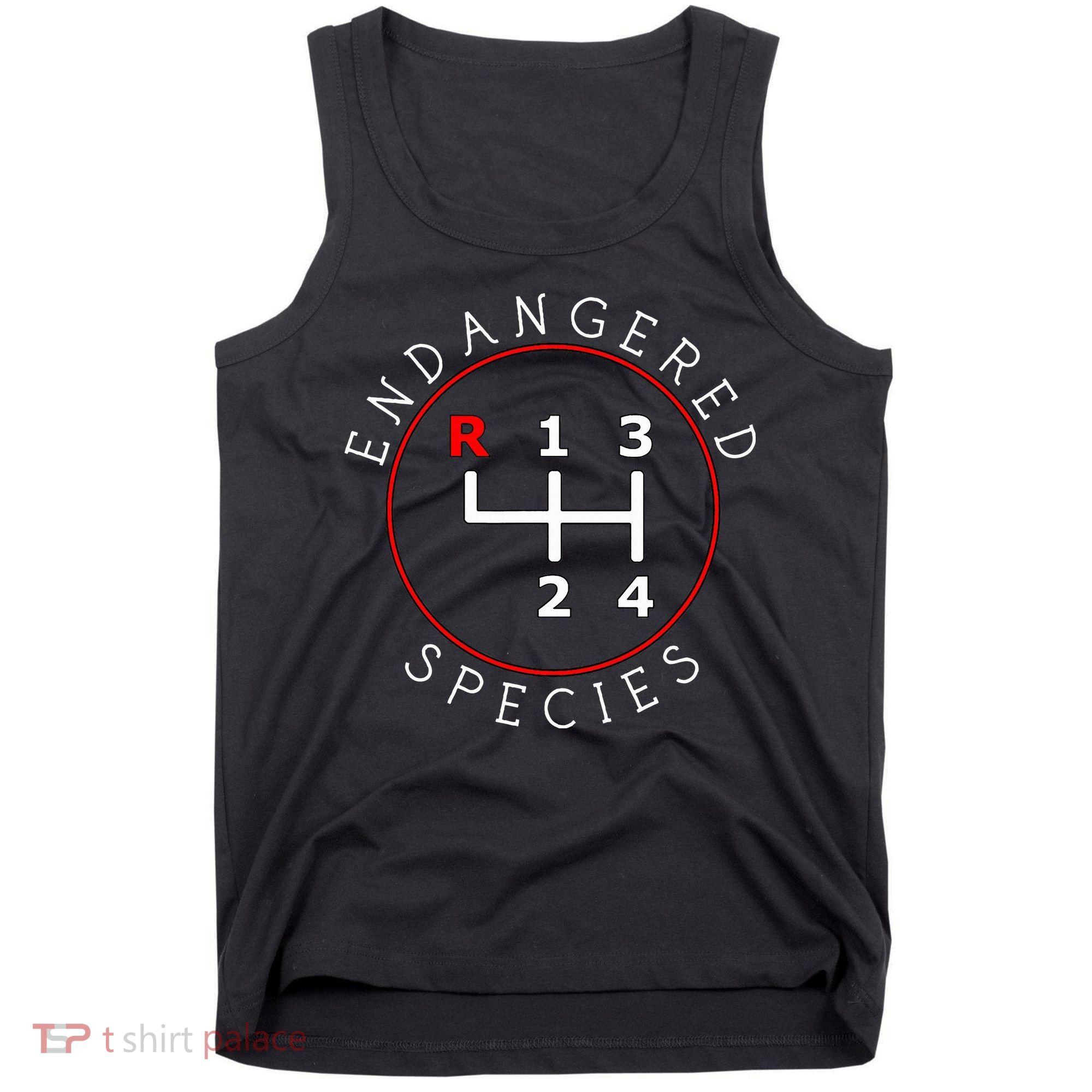 Endangered Species Manual Gearbox Stick Shift 4 Speed 1320 Tank Top