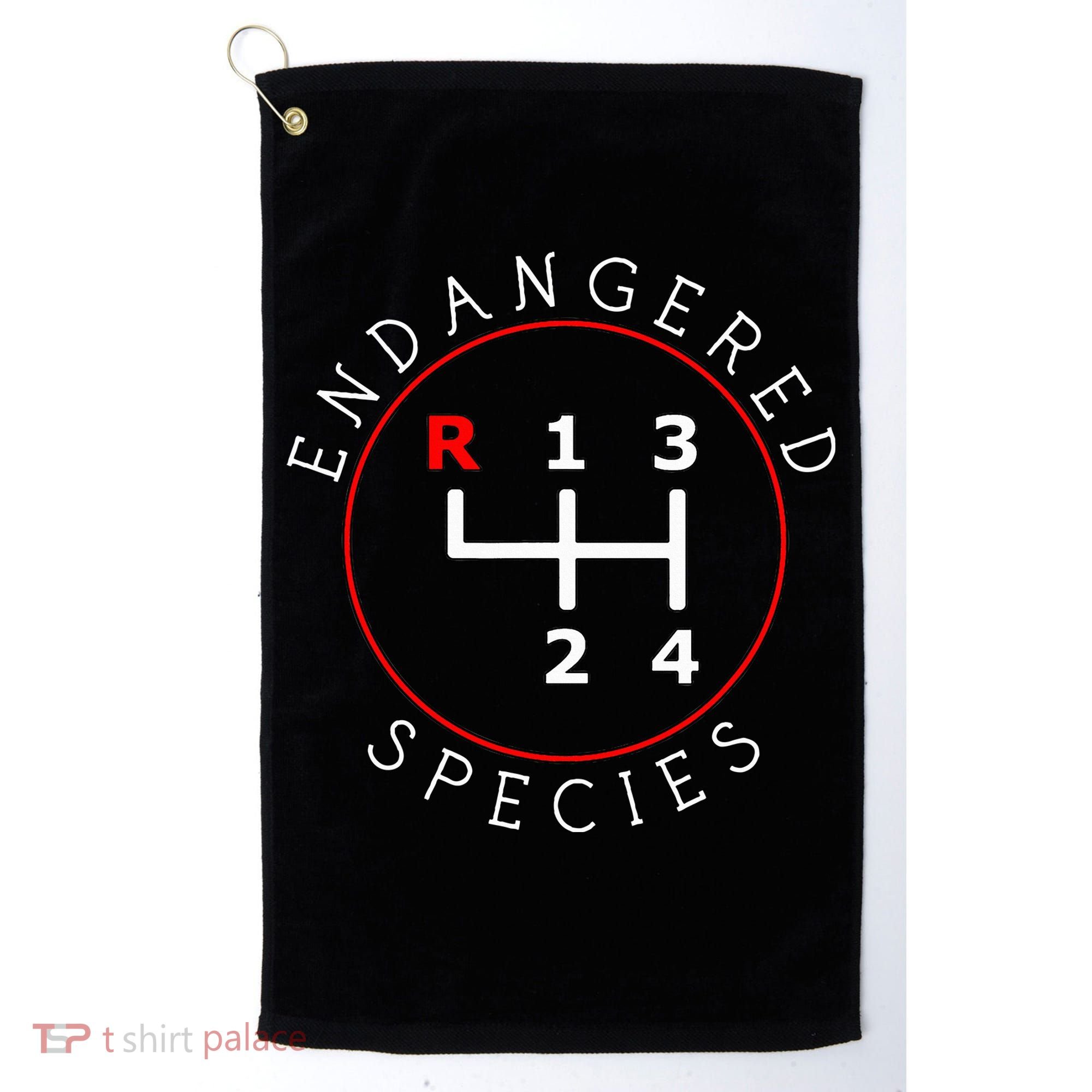 Endangered Species Manual Gearbox Stick Shift 4 Speed 1320 Golf Towel