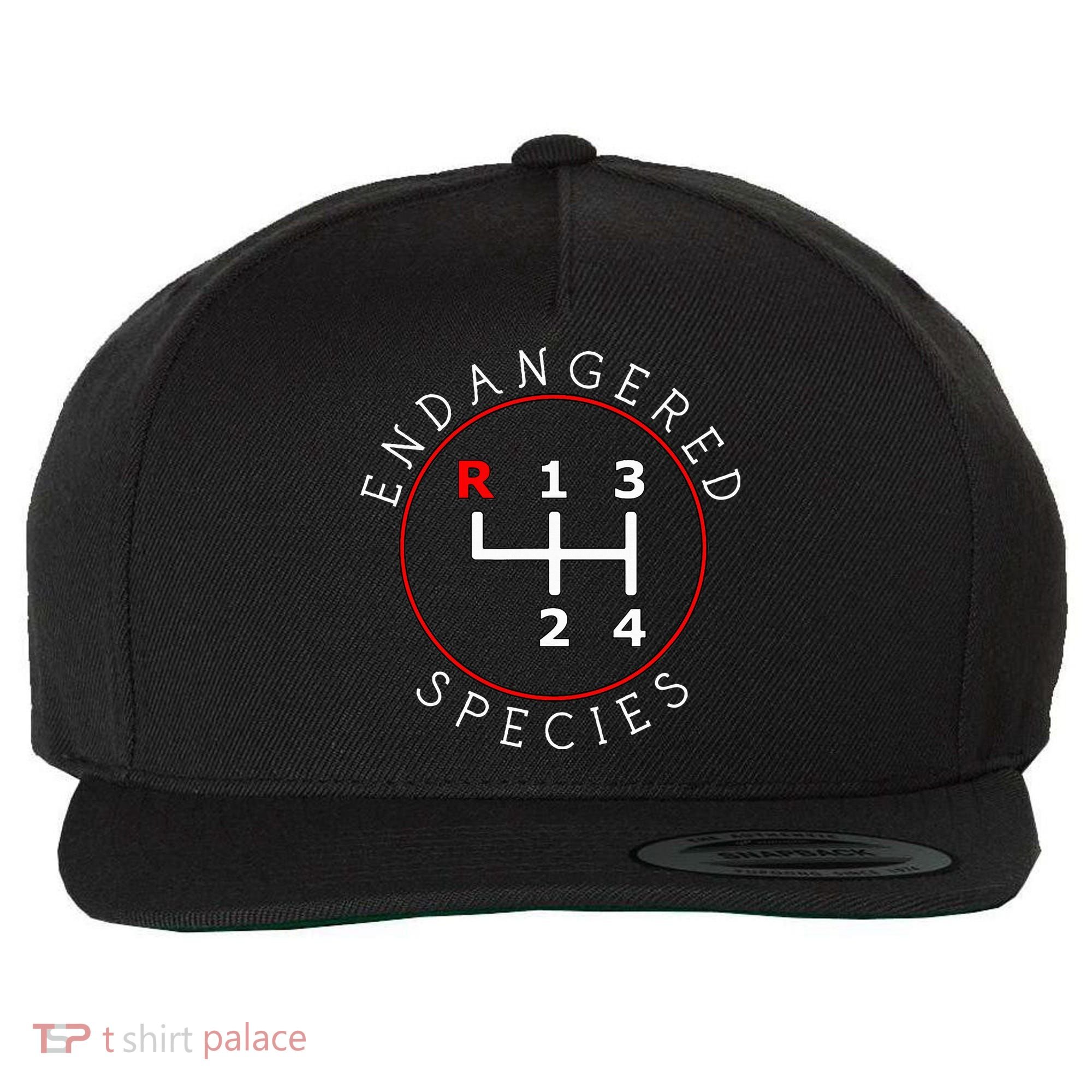 Endangered Species Manual Gearbox Stick Shift 4 Speed 1320 Wool Snapback Cap