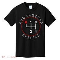 Endangered Species Manual Gearbox Stick Shift 4 Speed 1320 Kids T-Shirt thumb 0