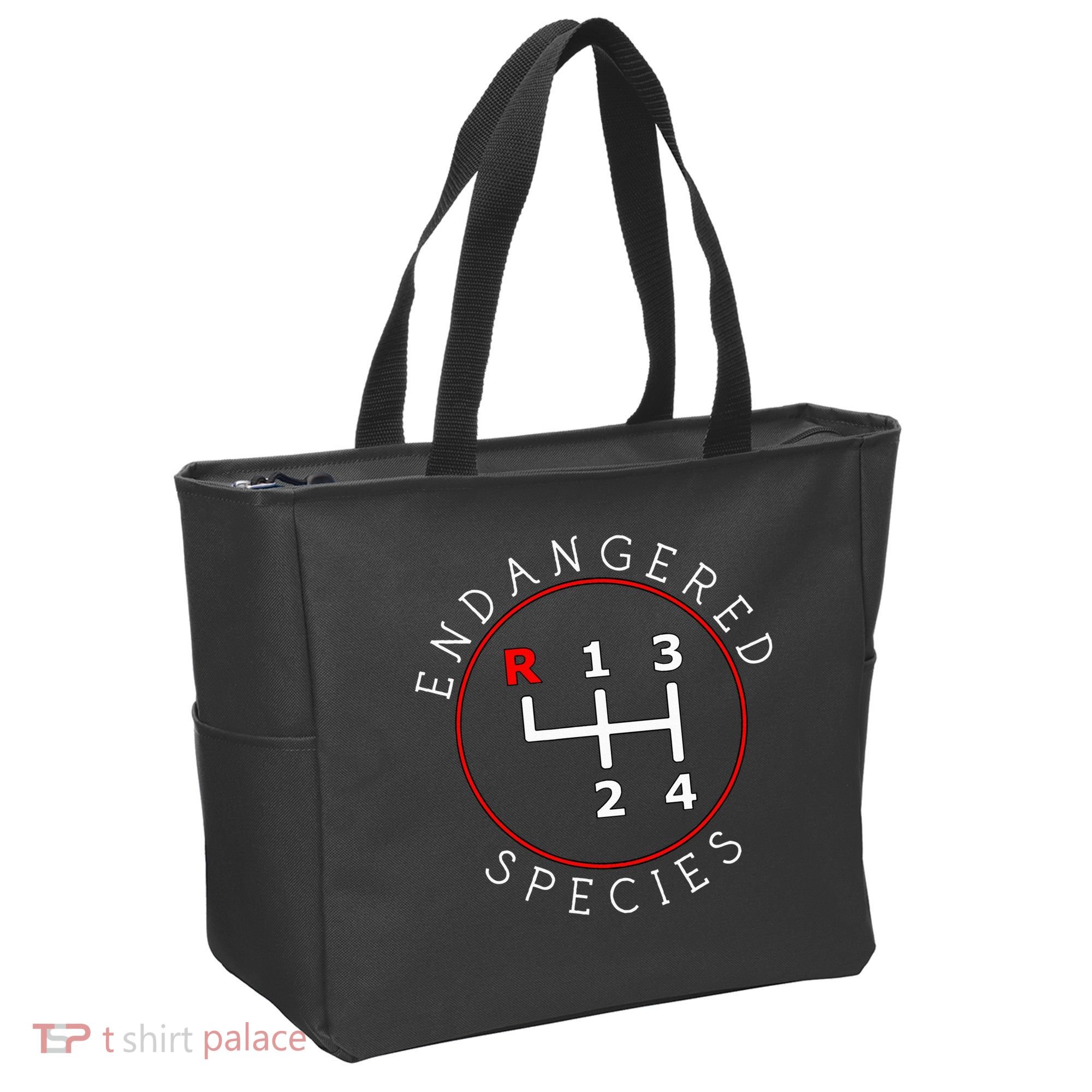 Endangered Species Manual Gearbox Stick Shift 4 Speed 1320 Tote Bag