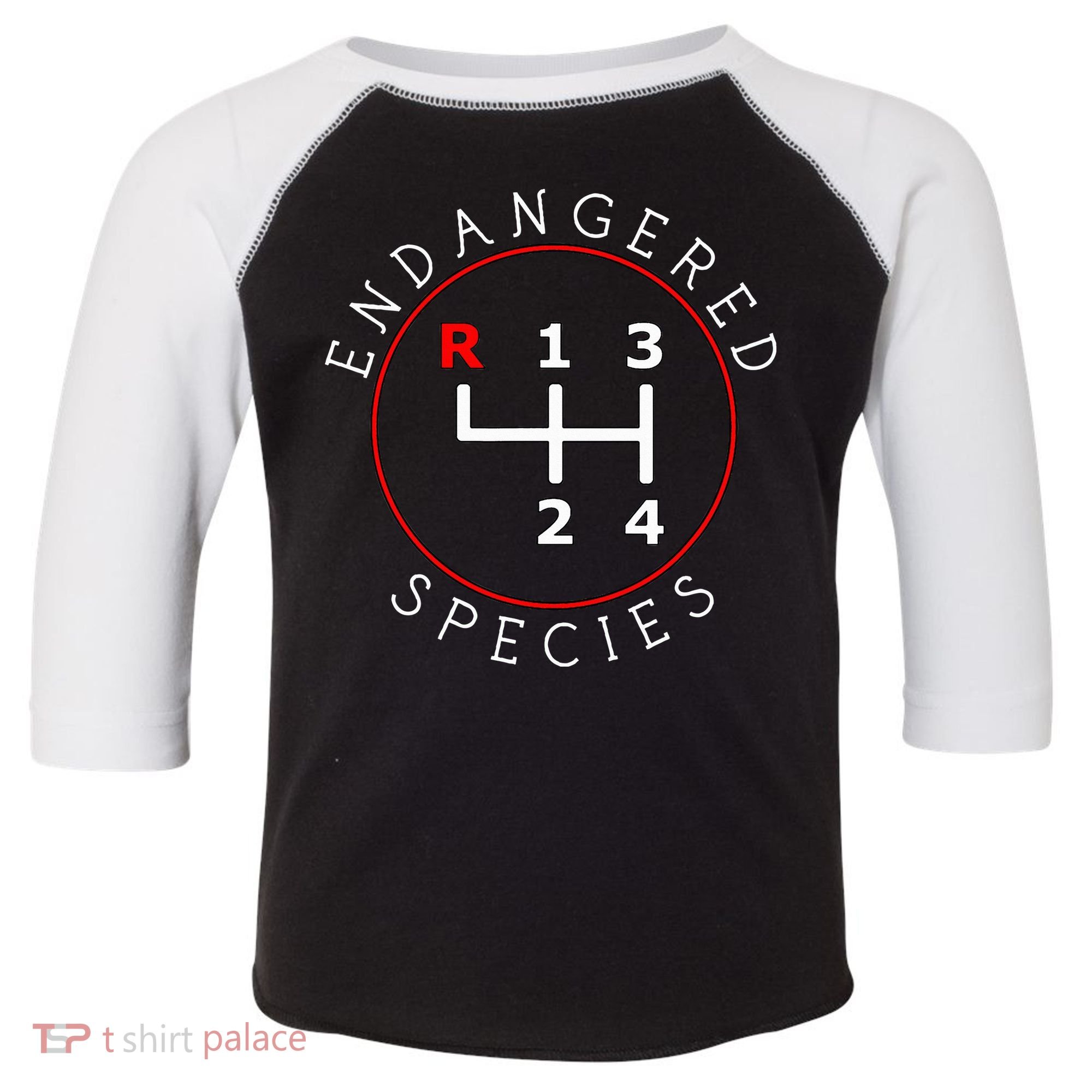 Endangered Species Manual Gearbox Stick Shift 4 Speed 1320 Toddler Fine Jersey T-Shirt
