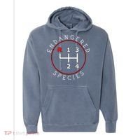 Endangered Species Manual Gearbox Stick Shift 4 Speed 1320 Comfort Colors Garment-Dyed Hooded Sweatshirt thumb 0