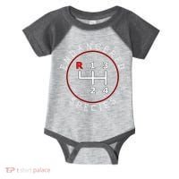 Endangered Species Manual Gearbox Stick Shift 4 Speed 1320 Infant Baby Jersey Bodysuit thumb 0