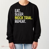 Eat Sleep Mock Trial Repeat Funny Lawyer Gift Women's Sweatshirt thumb 0