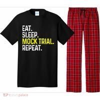 Eat Sleep Mock Trial Repeat Funny Lawyer Gift Pajama Set thumb 0