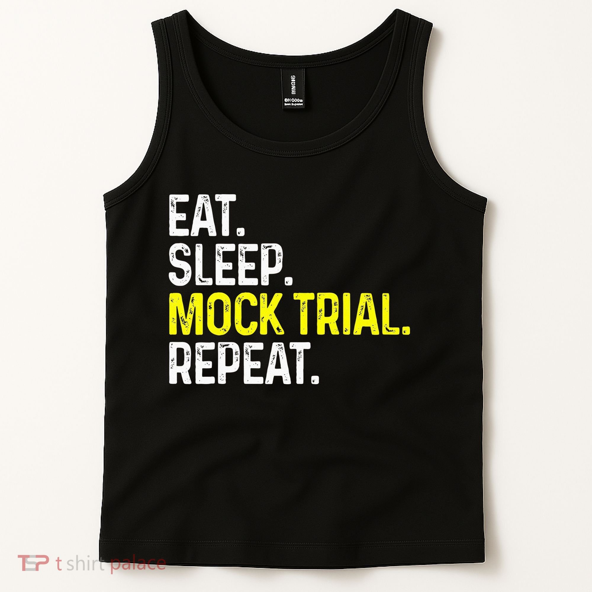 Eat Sleep Mock Trial Repeat Funny Lawyer Gift Tank Top