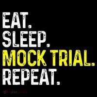 Eat Sleep Mock Trial Repeat Funny Lawyer Gift Kids Sweatshirt thumb 2