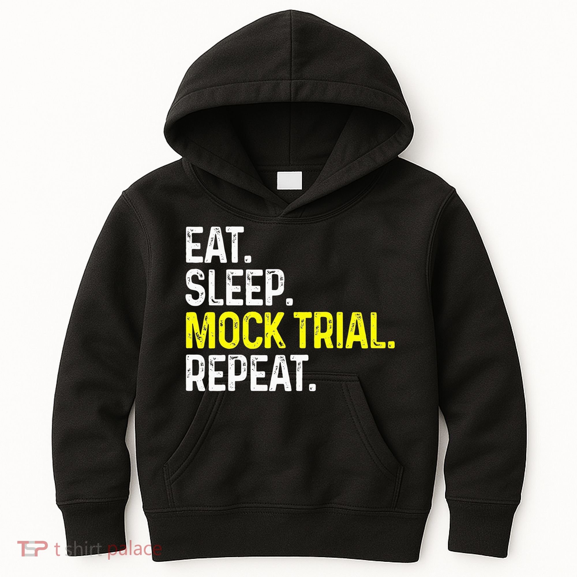 Eat Sleep Mock Trial Repeat Funny Lawyer Gift Kids Hoodie