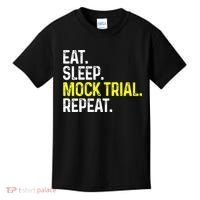 Eat Sleep Mock Trial Repeat Funny Lawyer Gift Kids T-Shirt thumb 0