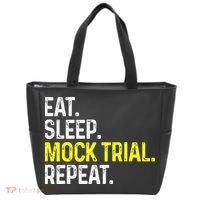 Eat Sleep Mock Trial Repeat Funny Lawyer Gift Tote Bag thumb 0