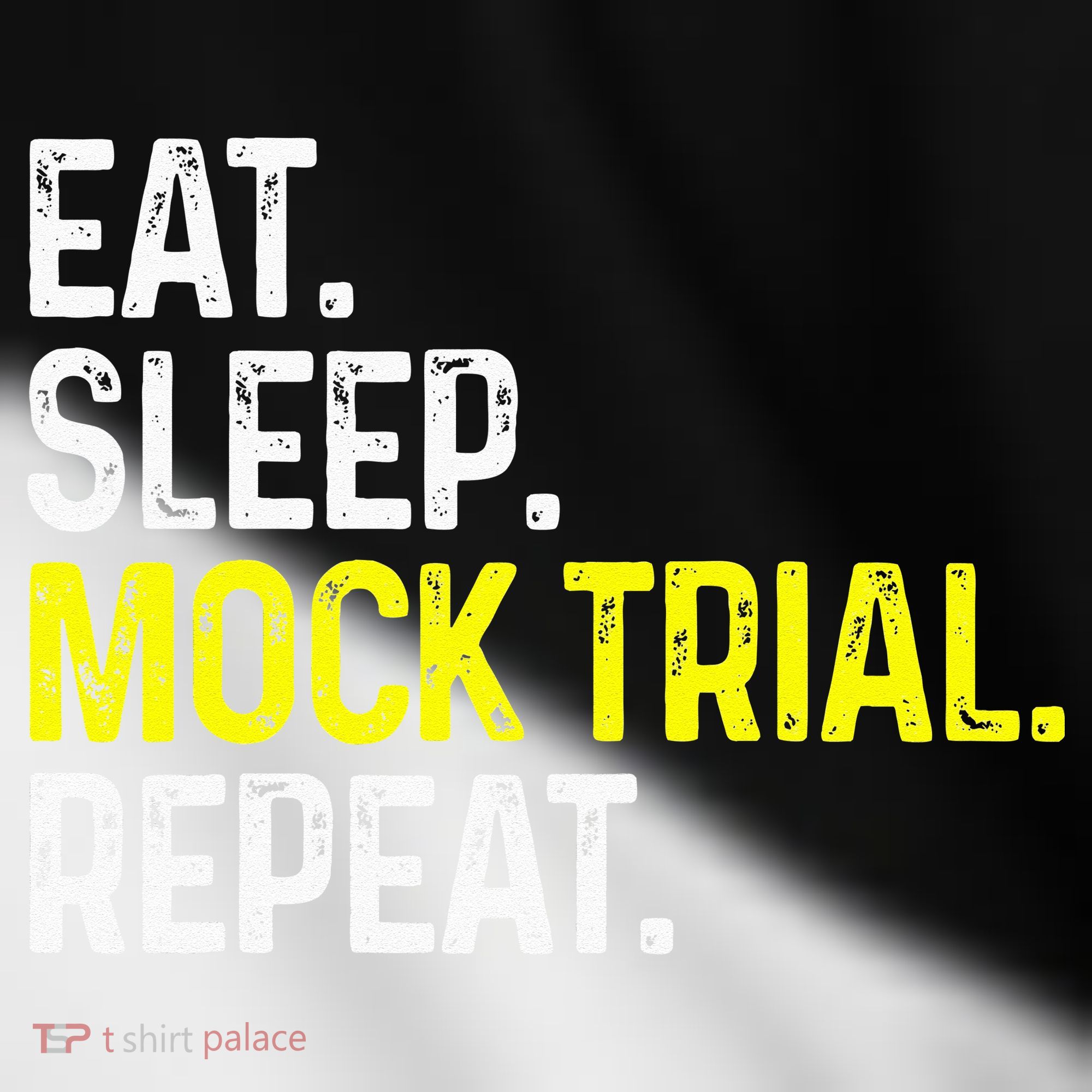 Eat Sleep Mock Trial Repeat Funny Lawyer Gift Toddler Fine Jersey T-Shirt