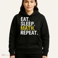 Eat Sleep Math Repeat Mathematics Gift Meaningful Gift Hoodie thumb 5