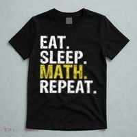 Eat Sleep Math Repeat Mathematics Gift Meaningful Gift T-Shirt thumb 5