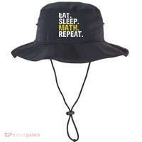 Eat Sleep Math Repeat Mathematics Gift Meaningful Gift Bucket Hat thumb 0