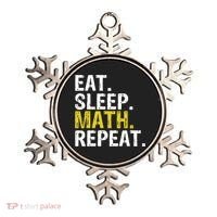 Eat Sleep Math Repeat Mathematics Gift Meaningful Gift Ornament thumb 0