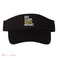 Eat Sleep Math Repeat Mathematics Gift Meaningful Gift Visor thumb 0