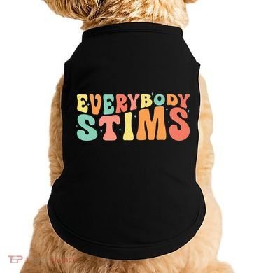 Everybody Stims Neurodiversity Acceptance SPED Teacher  Doggie Tank