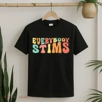 Everybody Stims Neurodiversity Acceptance SPED Teacher  T-Shirt thumb 2